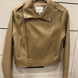 Greylin Camel Leather Jacket